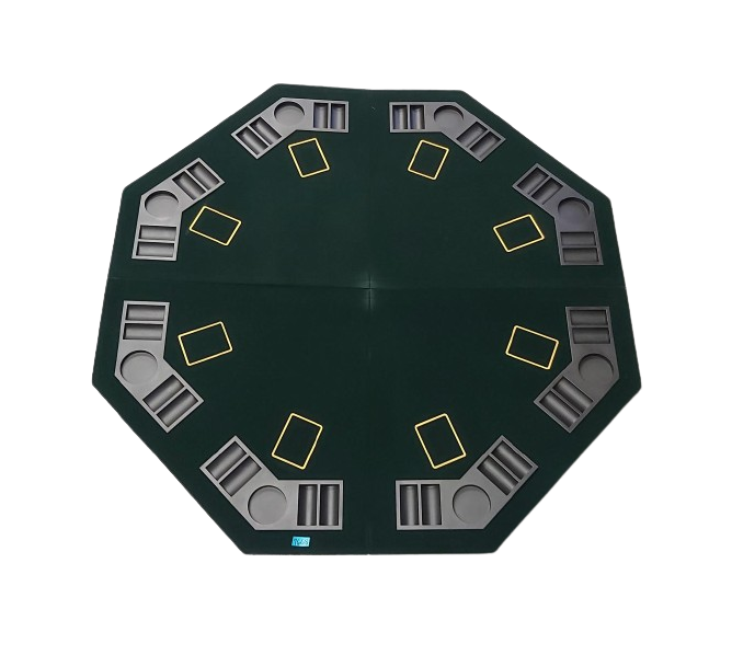 DELUXE POKER and BLACKJACK 8 PLAYER FOLDING Table Top 