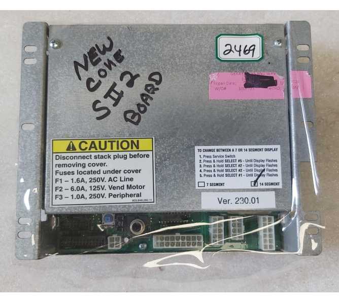 DIXIE NARCO SII-2 COCA COLA Vending Machine MAIN CONTROL Board #V230-01 (2469) 