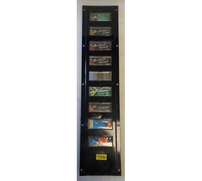Dixie Narco 501E Vending Machine 9 SELECTION PANEL w MEMBRANE #7590 