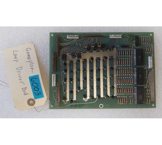 GAME PLAN Pinball LAMP DRIVER Board #6003