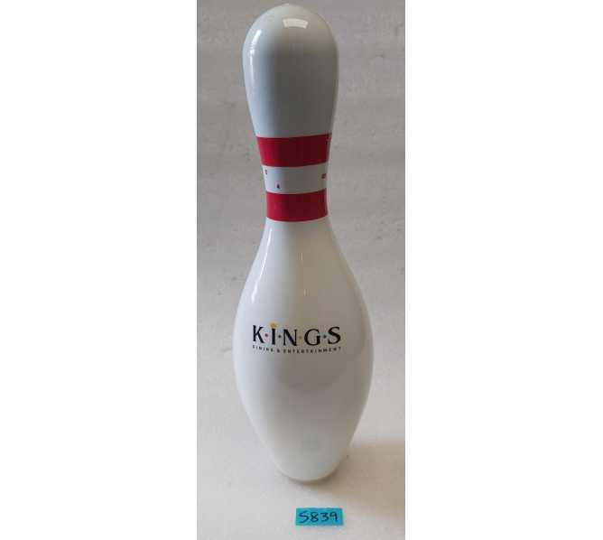 GENUINE BOWLING PIN from KING'S Dining & Entertainment #5839 for sale 