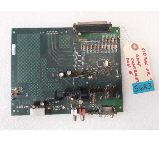 GLOBAL VR? Arcade Machine Game PCB Printed Circuit GAME CONTROLLER Rev E Board #5683 for sale 
