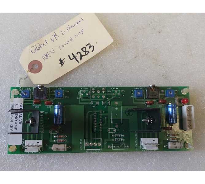 GLOBAL VR MADDEN FOOTBALL Arcade Game SOUND AMP 3.1 AUDIO AMP Board #990-0006-01 Rev A (4283) 