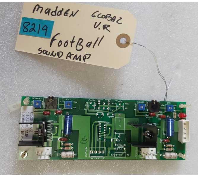 GLOBAL VR MADDEN FOOTBALL Arcade Game SOUND AMP 3.1 AUDIO AMP Board #990-0006-01 Rev A (8219) 