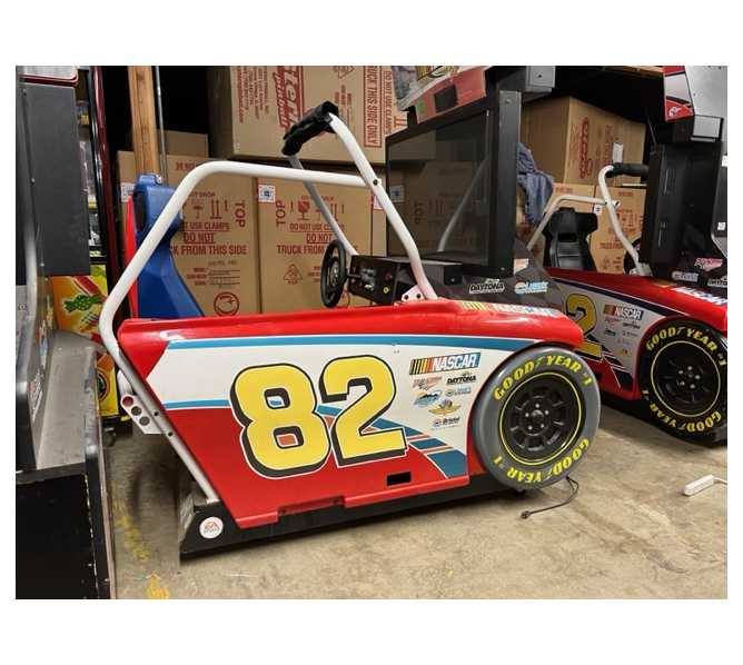 GLOBAL VR NASCAR Team Racing 42" Deluxe Sit-down Arcade Machine for sale 