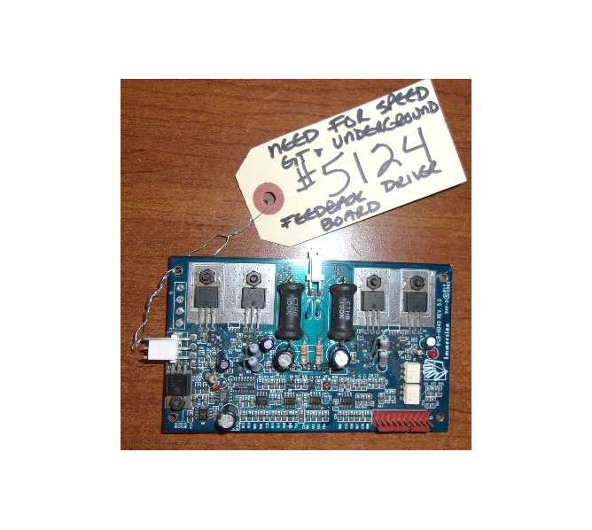 GLOBAL VR NEED FOR SPEED GT & UNDERGROUND Game FEEDBACK DRIVER Board #PCB-6040 (5124)