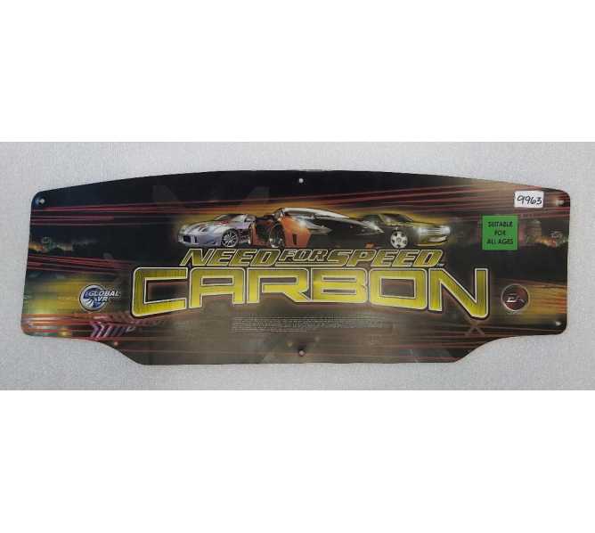 GLOBAL VR Need For Speed Carbon Arcade Game Lexan Header #9963