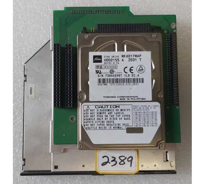 GLOBAL VR ULTRACADE Arcade Game HARD DRIVE & CD-ROM DRIVE (2389)