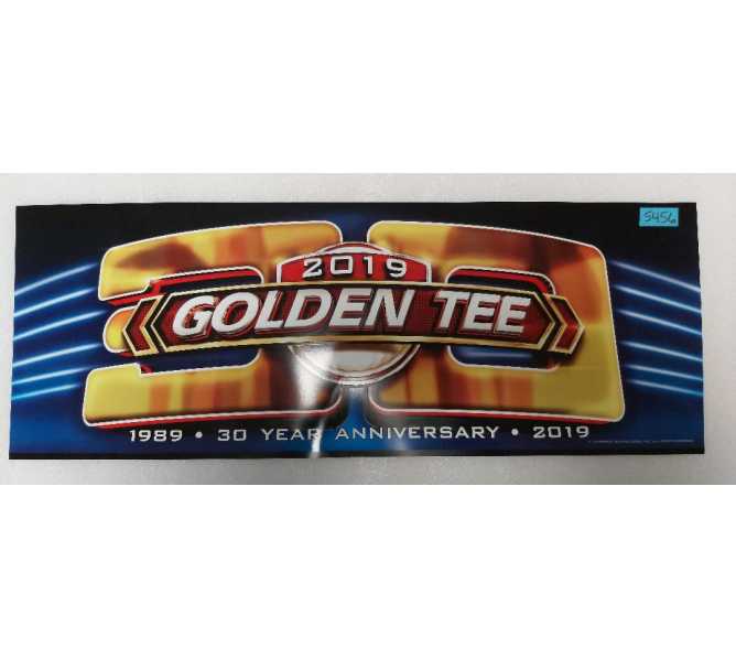 GOLDEN TEE GOLF 2019 Arcade Game Machine Vinyl HEADER #5456 for sale by IT 