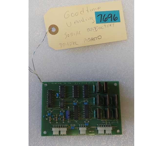 GOOD TIMES VENDING FACTORY Arcade Machine SERIAL DRIVER Board #7696