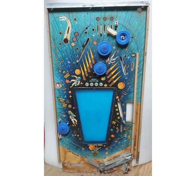 GOTTLIEB BLACK HOLE Pinball Machine Playfield (0072) 