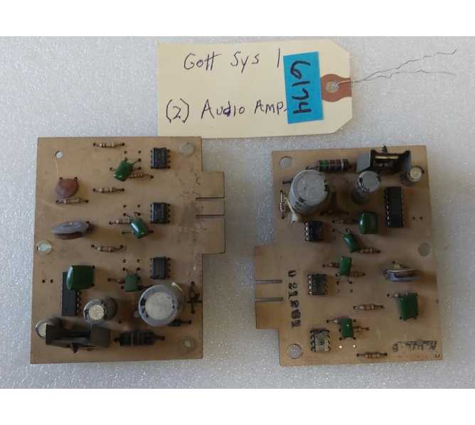 GOTTLIEB SYSTEM 1 Pinball AUDIO AMP Board #6174
