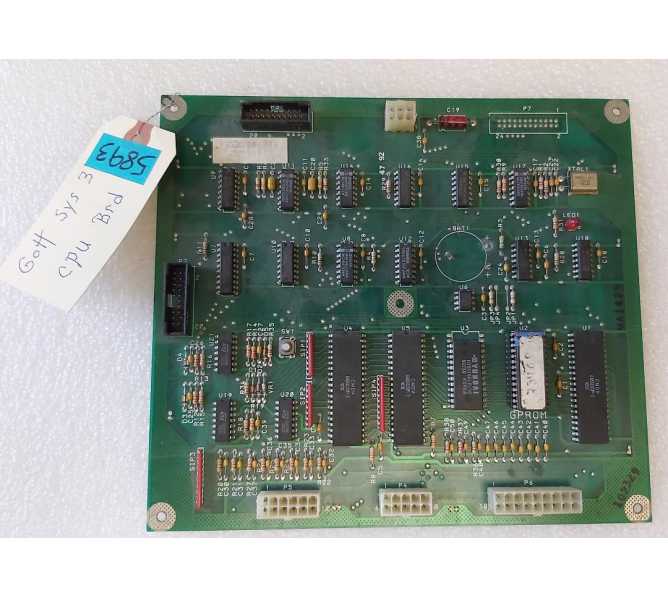 GOTTLIEB SYSTEM 3 Pinball CPU Board #5893  