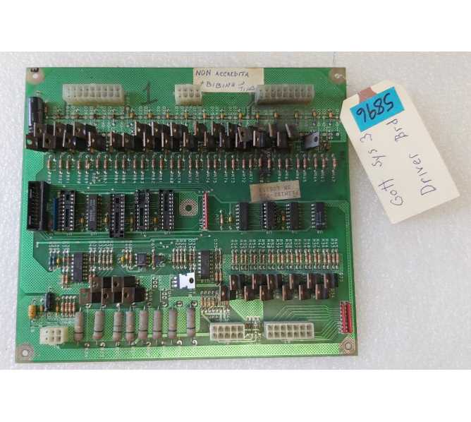 GOTTLIEB SYSTEM 3 Pinball DRIVER Board #5896  