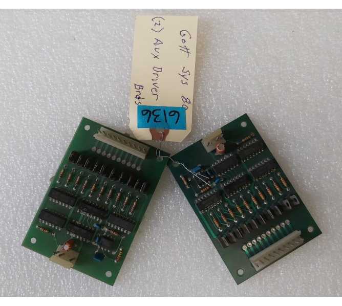 GOTTLIEB SYSTEM 80 Pinball AUX DRIVER Board #6136