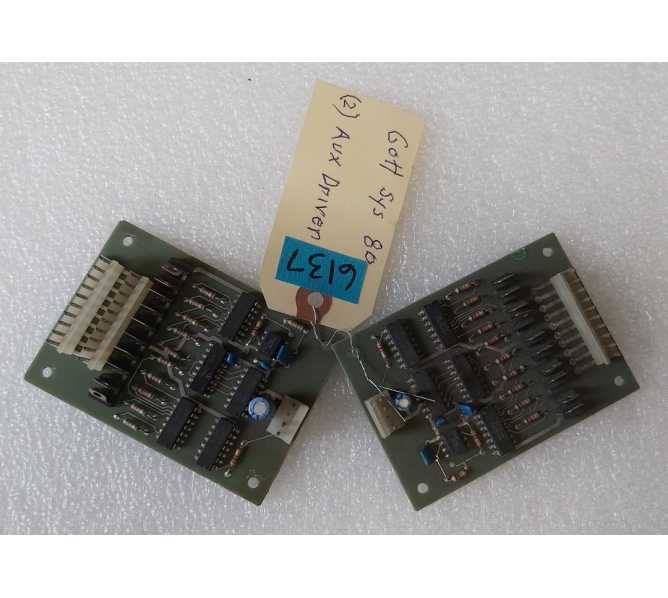 GOTTLIEB SYSTEM 80 Pinball AUX DRIVER Board #6137