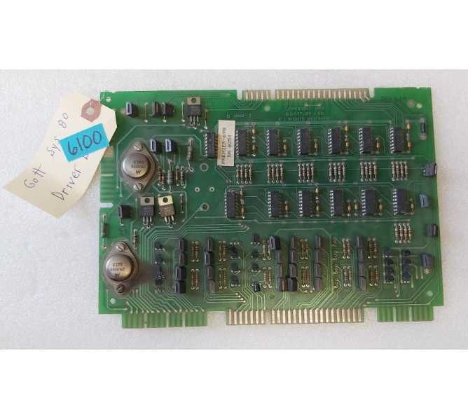 GOTTLIEB SYSTEM 80 Pinball DRIVER Board #6100 