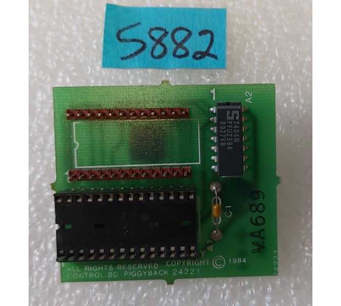 GOTTLIEB SYSTEM 80 Pinball PIGGYBACK CONTROL Board #24221 (5882)  
