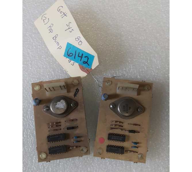 GOTTLIEB SYSTEM 80 Pinball POP BUMPER Board #6142