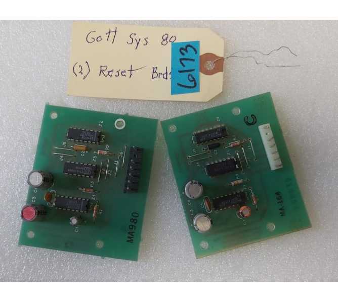  GOTTLIEB SYSTEM 80 Pinball RESET Board #6173 