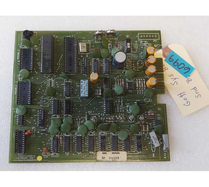 GOTTLIEB SYSTEM 80 Pinball SOUND Board #6099