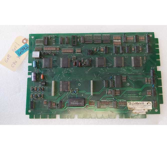 GOTTLIEB System 1 Pinball CPU Board - #6092 