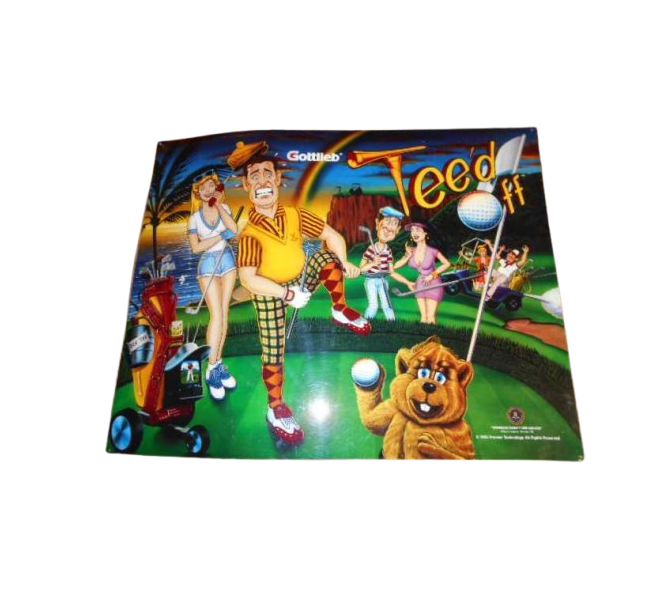 GOTTLIEB TEE'D OFF Pinball Machine Translite (1116D) 
