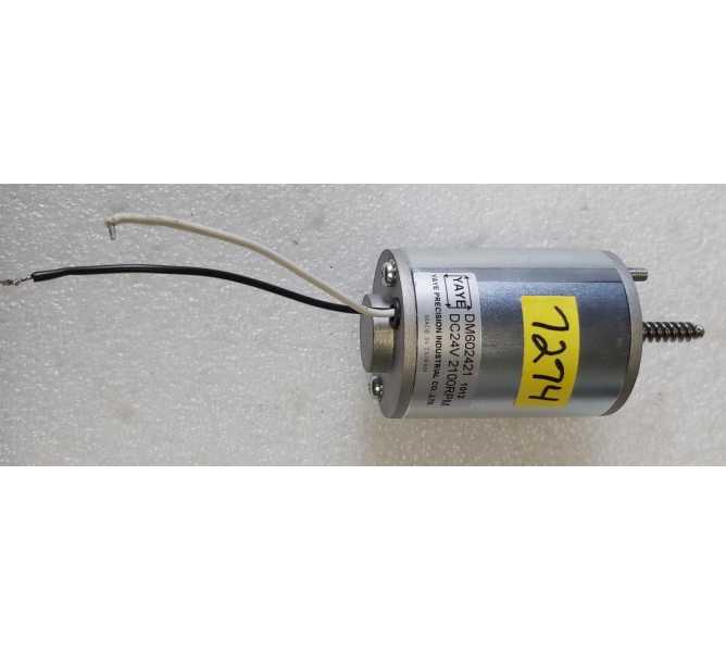 GRAYHOUND & OTHER CRANE CLAW Arcade Game MOTOR #DM602421 DC 24V 2100 RPM (7274)