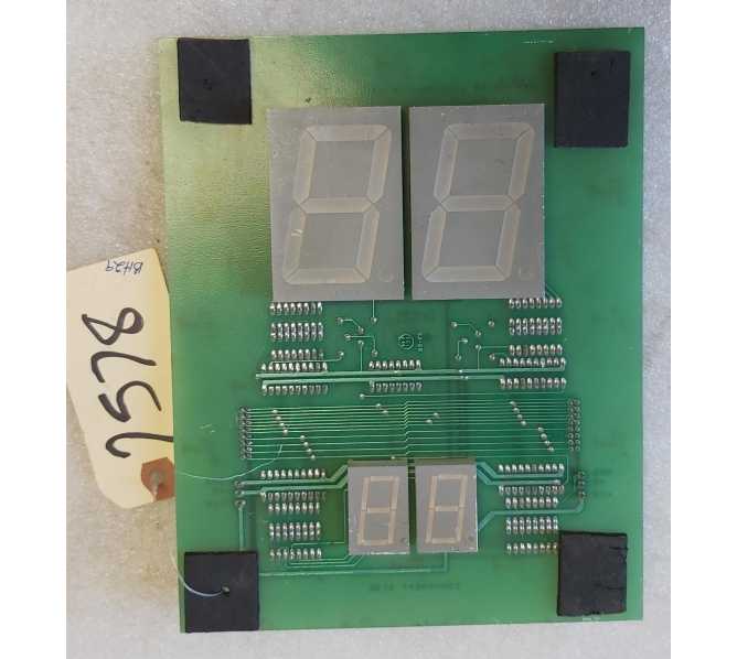 GRAYHOUND ELECTRONICS CRANE Arcade Game DISPLAY Board #2578