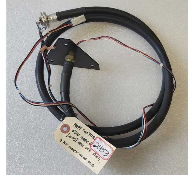 HAPP CONTROLS Arcade Game GUN CABLE w 4 PIN MOLEX (2453)