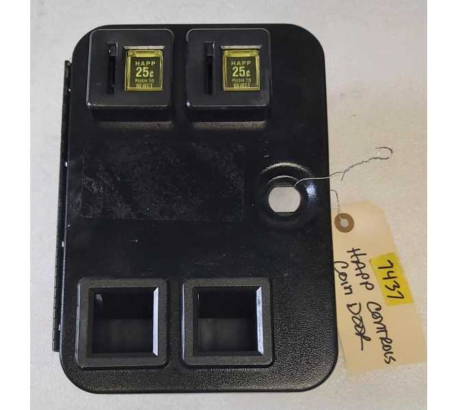 HAPP CONTROLS COIN Door w SWITCHES #7437 