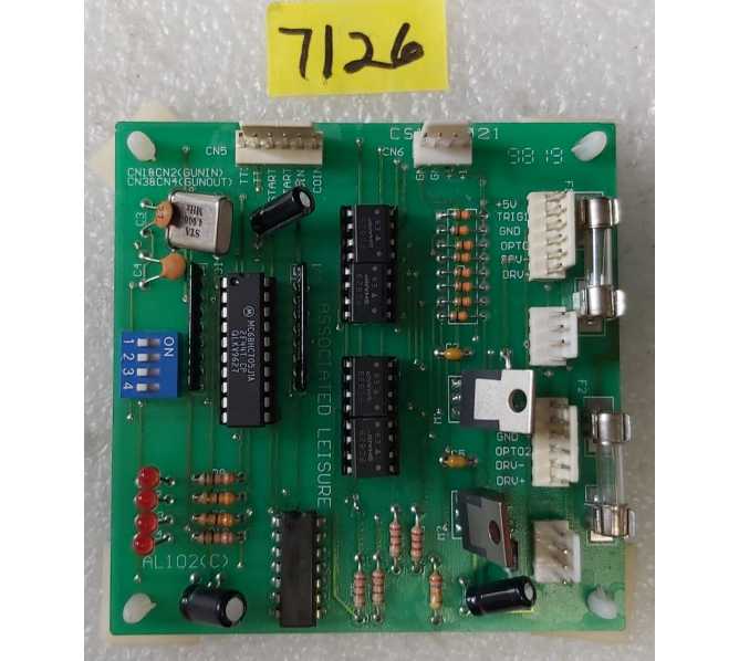 ICE Arcade Machine Game PCB Printed Circuit RECOIL GUN Board #H-I 2013D (7126) 