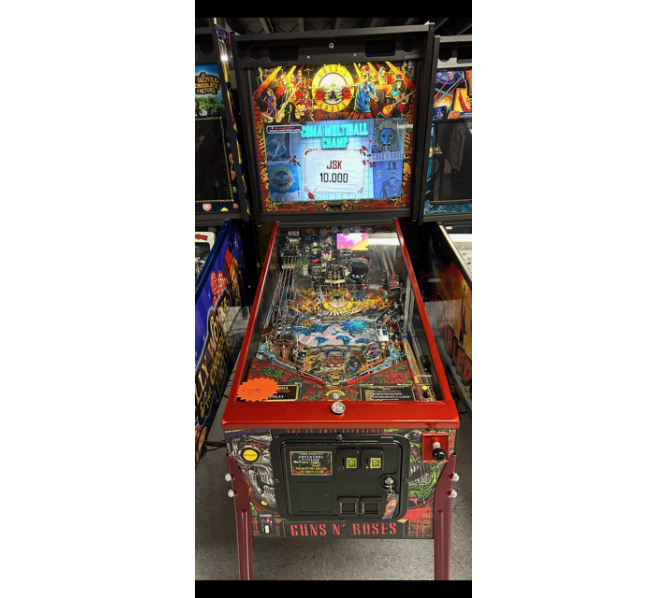 JERSEY JACK PINBALL GUNS 'N ROSES LE Pinball Machine for sale