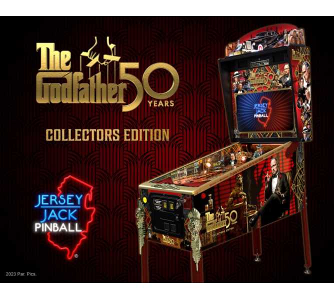 JERSEY JACK PINBALL THE GODFATHER CE Pinball Machine for sale