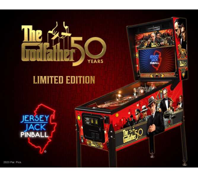 JERSEY JACK PINBALL THE GODFATHER LE Limited Edition Pinball Machine for sale