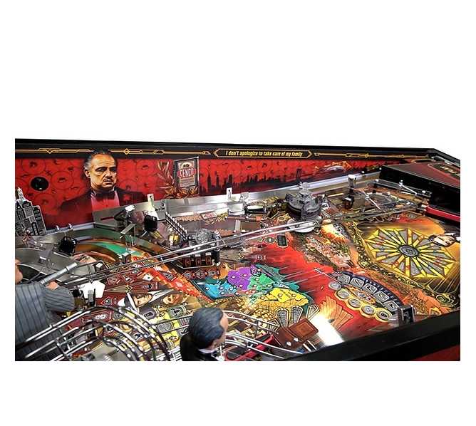 JERSEY JACK PINBALL THE GODFATHER LE Pinball UNIQUE LE INNER ART BLADE w/ Protectors (x2) 
