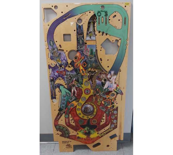 JERSEY JACK PINBALL WIZARD OF OZ WOZ Pinball Machine Playfield Production Reject #7107