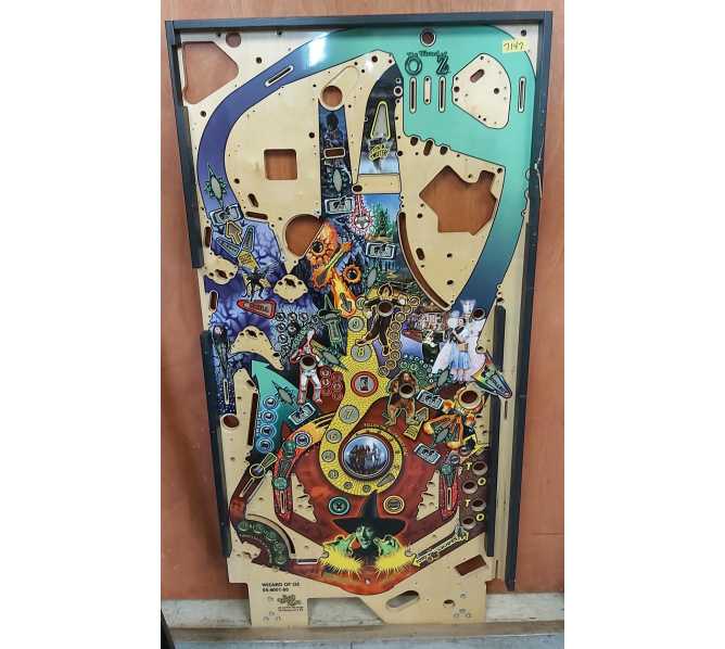 JERSEY JACK PINBALL WIZARD OF OZ WOZ Pinball Machine Playfield Production Reject #7147 