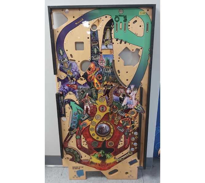 JERSEY JACK PINBALL WIZARD OF OZ WOZ Pinball Machine Playfield Production Reject #7148 