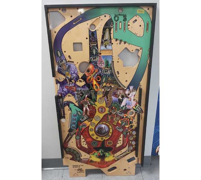 JERSEY JACK PINBALL WIZARD OF OZ WOZ Pinball Machine Playfield Production Reject #7150 