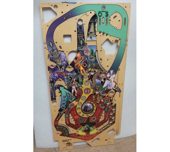 JERSEY JACK PINBALL WIZARD OF OZ WOZ Pinball Machine Production Reject Playfield #05-4001-00 (6)