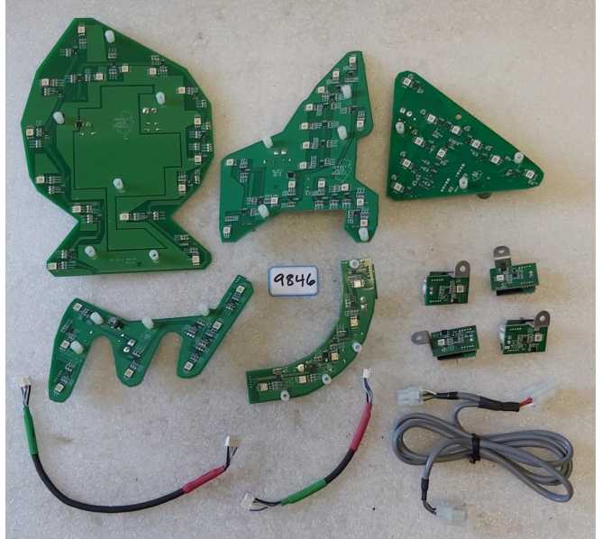 JERSEY JACK WIZARD OF OZ WOZ Pinball Game LIGHT Board Lot #9846 