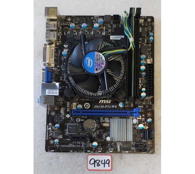 JERSEY JACK WIZARD OF OZ WOZ Pinball Game MOTHERBOARD #15-000000-01 (9849)