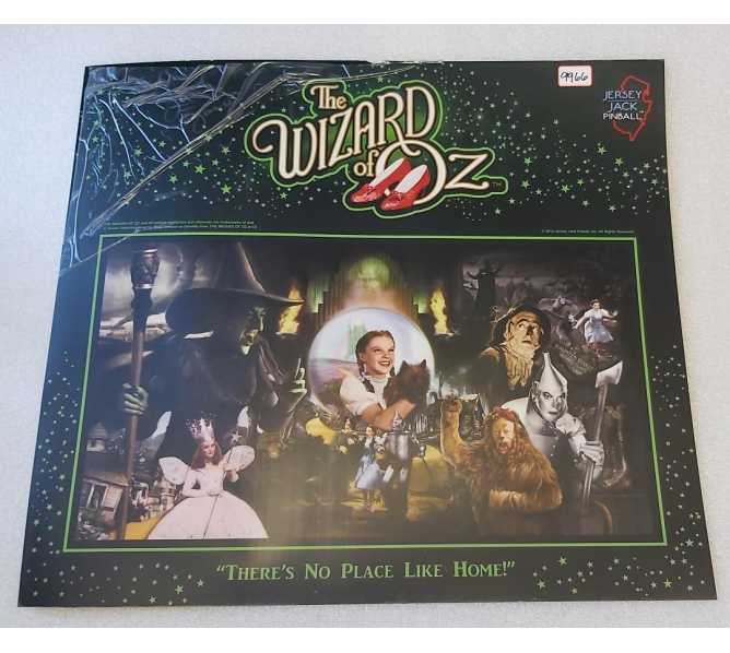 JJP WIZARD OF OZ Pinball Machine SIGNED LEXAN TRANSLITE #9966 