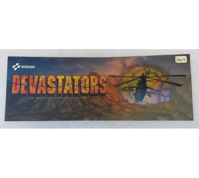 KONAMI DEVASTATORS Arcade Game Flexible Header (2614)