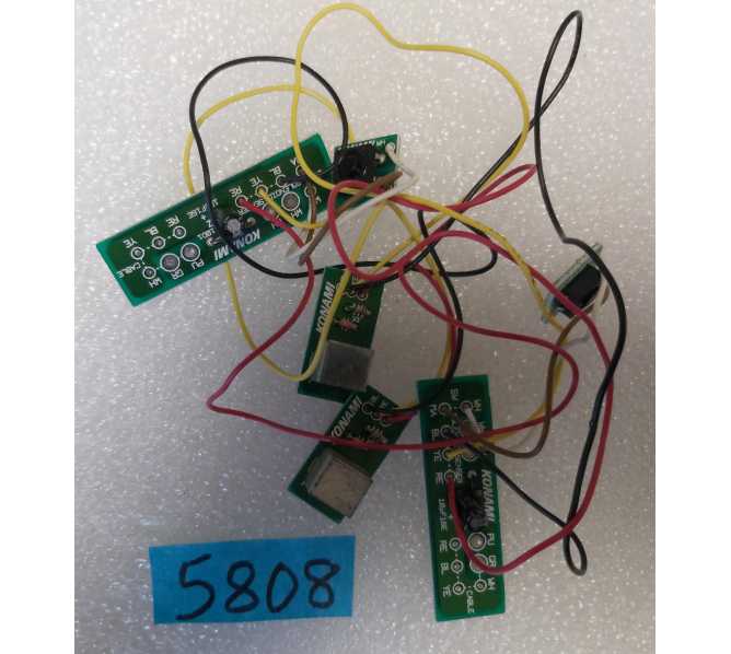 KONAMI TERABURST Arcade Machine Game GUN PCB Printed Circuit boards #5808