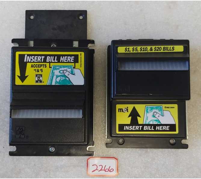 MARS MEI 2702, 2712 Bill Acceptor DOWNSTACKER Bezel Mask Face Plate (2266) 