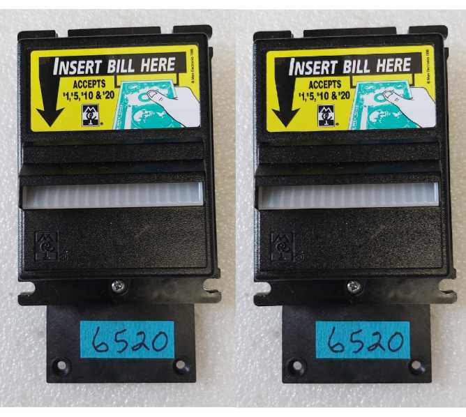 MARS MEI Bill Acceptor Bezel Mask Face Plate #6520 - LOT of 2 