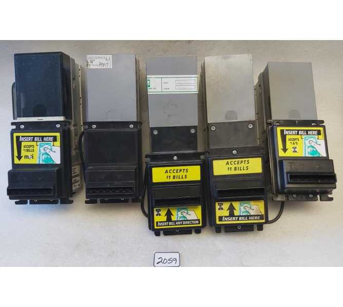 MARS MEI Dollar Bill Validators Lot of 5 (2059)