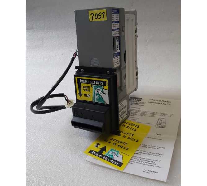  MARS MEI VN 2502 U5 24V Bill Validator Acceptor DBA PN 250006207 (7057)